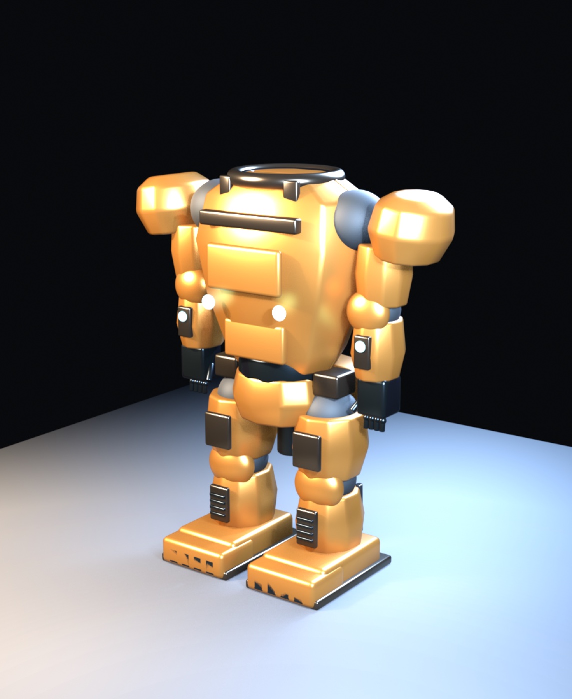 Early powered armour blockout